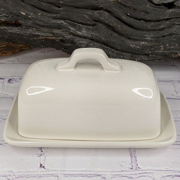 Rae Dunn THANKFUL Ceramic Butter Dish - Picture 2 of 4